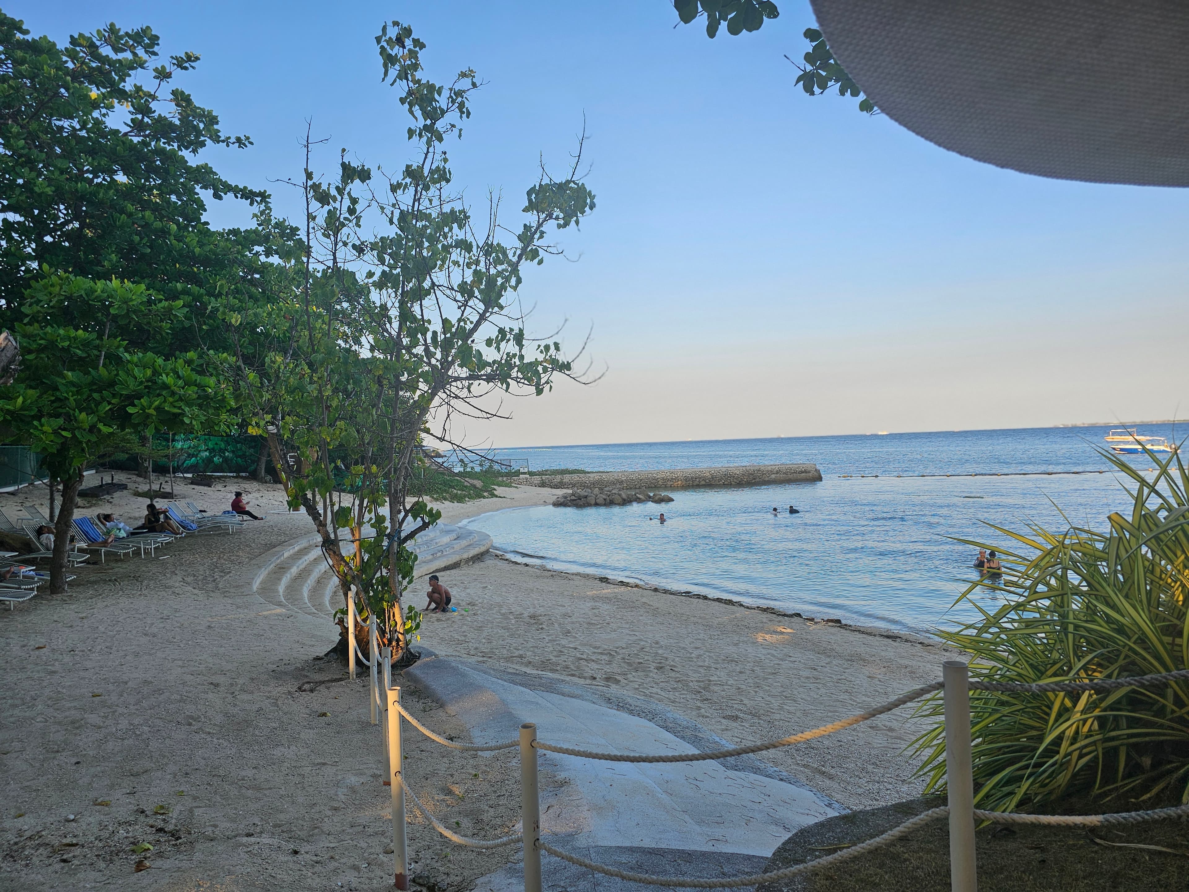 Beach view from Tambuli Seaside Living